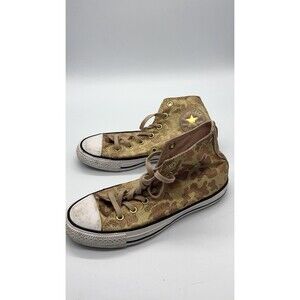 Converse All Star Chuck Taylor Women's Size 7 Skate Shoes Gold Athletic Sneakers